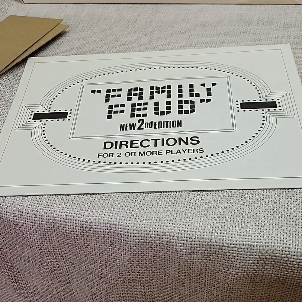 Vintage 1977 Family Feud Board Game Complete Classic Game Show Board Game‎
